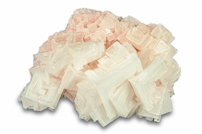 Pink Halite Crystal Cluster - Trona, California #293240